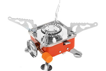 Плита газовая мини в чехле Helios