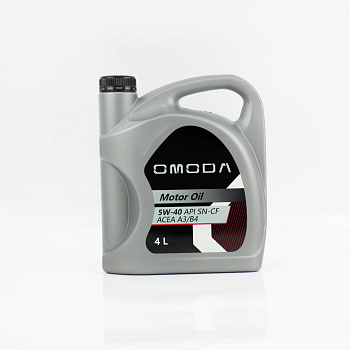 Масло моторное  Omoda 5W-40 API SN/CF, ACEA A3/B4, НК. 4л