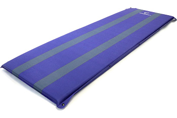 Коврик самонадувающийся "СЛЕДОПЫТ" 191x62x5cм, стандарт, цв. синий/серый/ Коврик самонадувающийся "СЛЕДОПЫТ" 191x62x5cм, стандарт, цв. синий/серый/