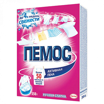 Порошок стиральный Пемос Ручная Стирка Активная Пена 350г