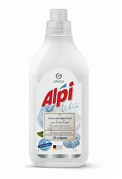 Концентрированное жидкое средство для стирки "ALPI white gel" (флакон 1л)