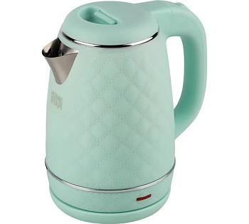 Чайник Homestar HS-1007 (1,7 л), зеленый, двойной корпус