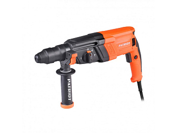 Перфоратор PATRIOT RH 267Q, SDS+, 825Вт, 2.8Дж, 3 режима работы, макс.диаметр 26мм