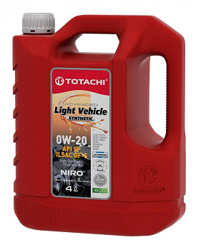 Масло моторное TOTACHI NIRO LV Synthetic SAE 0W20 4л 