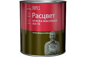 Краска масляная Расцвет белая 2,7кг Краска масляная Расцвет белая 2,7кг