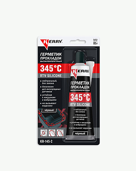 Герметик прокладок высокотемпературный нейтральный RTV SILICONE 85г черный Герметик прокладок высокотемпературный нейтральный RTV SILICONE 85г черный