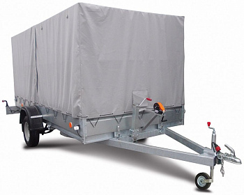 Прицеп 829450 (исп. 4,1х1,9 рес/16" тент+каркас+опор.кол К1