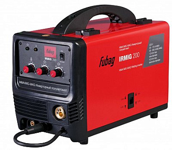 Полуавтомат. FUBAG  IRMIG 200 с горелкой FB 250 3м (PG250A Ergo 3м)(КОМПЛЕКТАЦИЯ: ДВЕ КОРОБКИ)