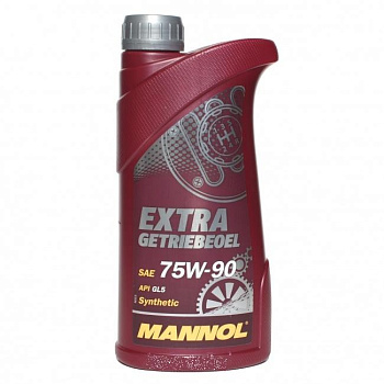 Масло трансмиссионное MANNOL GL-5 SAE 75W90 1л. EXTRA GETRIEBEOEL, GL4 LS