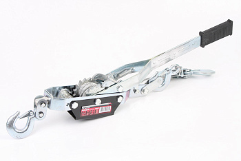 Лебедка рычажная, тяга - 4т, подъем - 1,6т, двойное храповое колесо, MATRIX