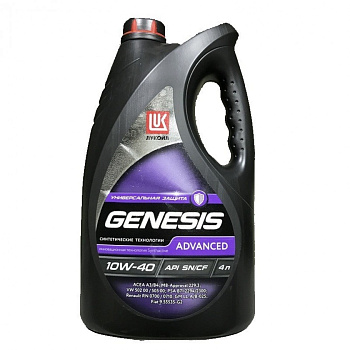 Масло моторное ЛУКОЙЛ GENESIS, UNIVERSAL 10W40 п/с 4л