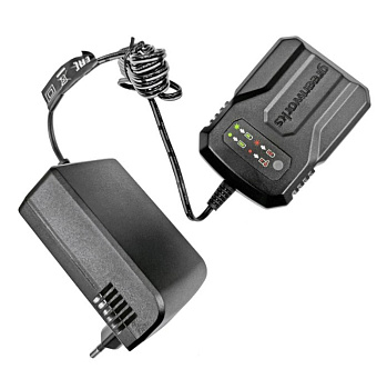 Зарядное устройство GREENWorks 24В G24UC2/2946207, 24V, 2Ач
