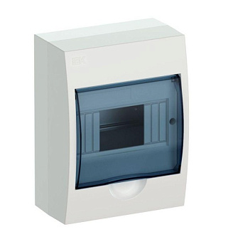 Корпус навесной ЩРН-П-6 Krepta 3 IP41 пластик. бел. IEK MKP12-N-06-40-20