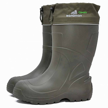 Сапоги муж. NordMan Classic Pro р.41 утепл. вкладышем из меха цв. оливковый ПЕ29УММ