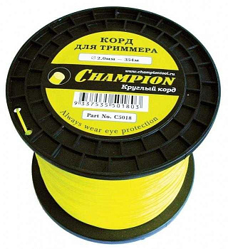 Леска триммерная CHAMPION Round 1,6мм 15м (круглый) в мотке