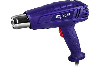 Фен строительный ПУЛЬСАР ФС 2001-2 (2000Вт,350/600*C,300/500л/мин, 0,8кг)