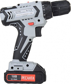 Дрель-шуруповерт аккумуляторная ДА-18-2ЛК ЕА+ Ресанта