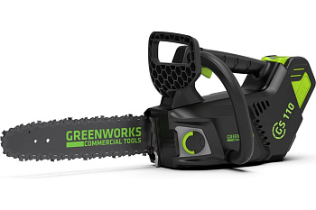 Пила цепная одноручная GREENWorks 40В 25см (без АКБ и ЗУ) GD40TCS