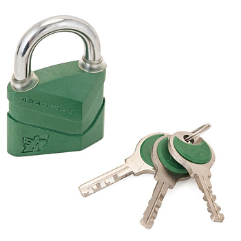 Замок навесной АВАНГАРД ВС2Д-50 ДИСКО d8мм зеленый