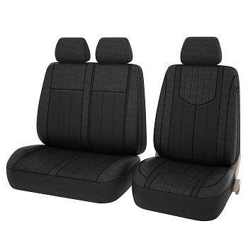 Чехлы автомобильные GTL Prime TRANSIT (черный)