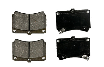 Колодки тормозные, передние (с антискрипной пластиной)