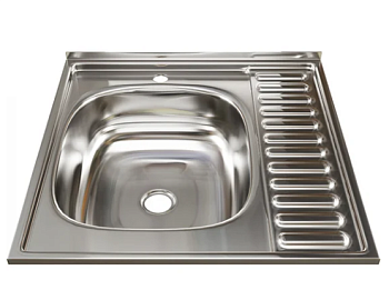 Мойка 60х60 (0,4) лев вып 1 1/2 MIXLINE 16см