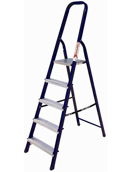 Стремянка металлическая 5-и ступ. АЛЮМЕТ СибрТех