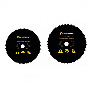 Нож с остроугольными зубцами 80/255/25,4 (SRM-330ES/SRM-350ES,4605), CHAMPION