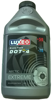 Жидкость тормозная LUXE DOT-4 Арктика 910гр.