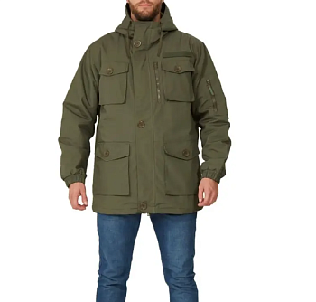 Куртка демисезонная "КОНТРОЛ- ВЕСНА/ОСЕНЬ" цвет: ХАКИ, ткань: РИП-СТОП (44-46, 170-176)