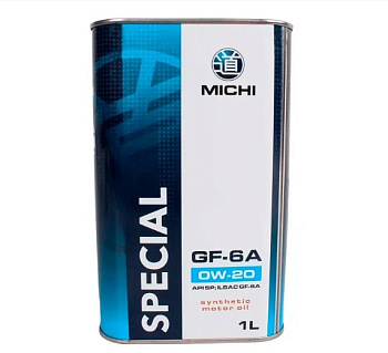 Масло моторное MICHI SPECIAL 0W-20 GF-6A 1л.