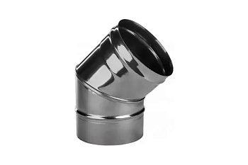 Колено нерж. угол 45 d 120 0.8 мм