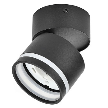 Светильник 4034 GX53 настенно-потолочный черн. IEK LT-USB0-4034-GX53-1-K02