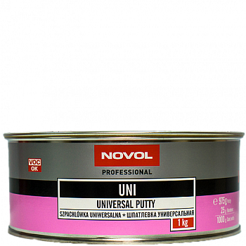 Шпатлевка NOVOL UNI универсальная 1кг.