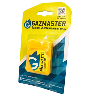 Нить уплотнительная газовая "GAZMASTER" 25м бокс, блистер