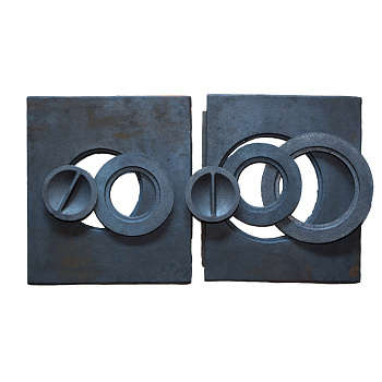 Плита сборная двухкомфорочная 710*410*25 23кг 