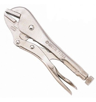 Зажим ручной SATA с плоскими губками 224мм