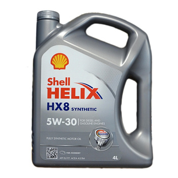 Масло моторное SHELL Helix HX8 5W30 синт. 4л