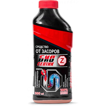 Средство от засоров Биосептик-Z 500мл.