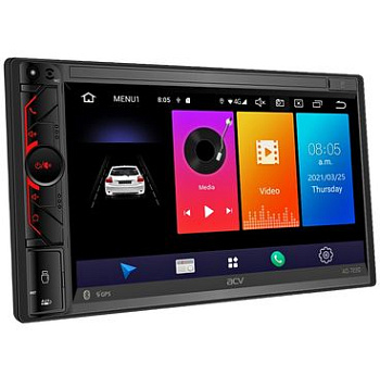 ACV AD-7220 (2din EURO/мультимедиа/6.9"/Android9/1024*600/2+32Гб/FM/AM/USB/RDS/SD/4*50/BT/GPS/4G)