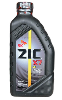 Масло моторное ZIC X7 LS 5W30 1л синт.