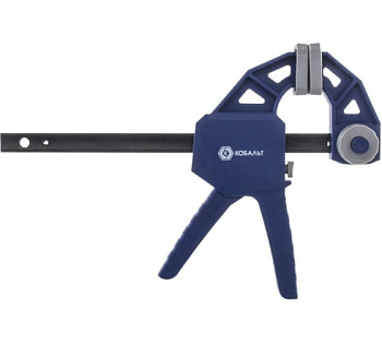 Струбцина КОБАЛЬТ пистолетная, быстрозажимная 150 мм			
