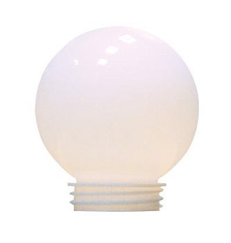 Рассеиватель d-150мм (шар пластик) молочный РПА 85-001