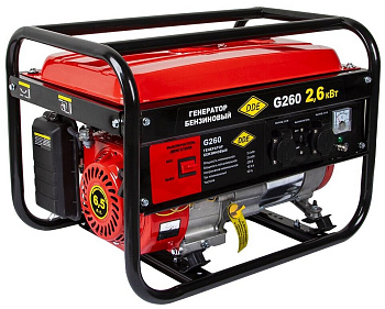Генератор бензиновый DDE G220 (1ф 2,0/2,2 кВт бак 15 л 42 кг дв-ль 5,5 л.с.)