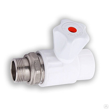 Кран шаровой для радиатора прямой 25х3/4" (40/10)