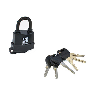 Замок навесной АЛЛЮР ВС1Ч-374П влагозащ. 6кл. d6,3мм