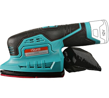 Шлифмашина аккум STURM, 12В, 1BatterySystem12V, дельт подошв,без АКБ и ЗУ, короб