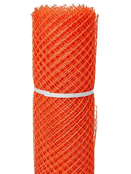 Решетка садовая 15*15мм (1,0м*10м) оранжевый