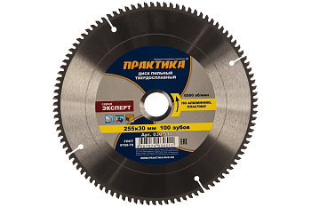 Диск тв/сп Практика 255х30мм Z=100 (алюминий)