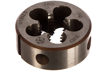 Плашка М 18 х2.5 9ХС ТМ*